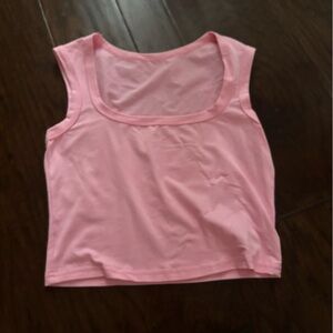 2 Tank tops Pink and Grey! size medium
